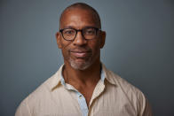 Christian Cooper poses for a portrait to promote the book "Better Living Through Birding: Notes from a Black Man in the Natural World" on Wednesday, June 14, 2023, in New York. (Photo by Matt Licari/Invision/AP)