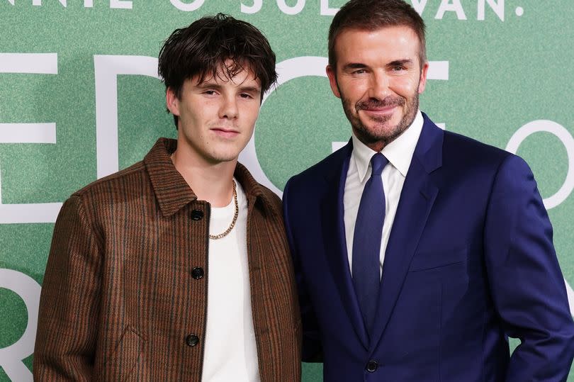 David Beckham and his son Cruz Beckham