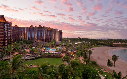 No. 1 (Tie ) Aulani, a Disney Resort & Spa: Waikiki, Hawaii Score: 100