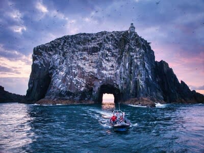 Bull Rock off the coast of County Cork on Ireland's Wild Atlantic Way