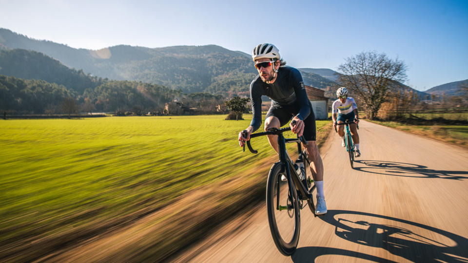 Industry Nine SOLix wheelset being ridden on the road