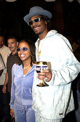 Snoop Dogg and wife at the Hollywood premiere of Lions Gate's The Wash