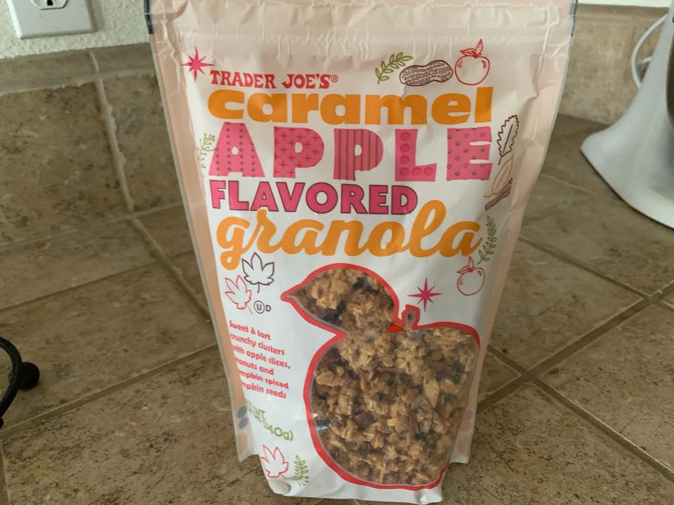 trader joe's caramel apple granola