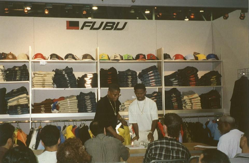 Fubu cofounders at their second MAGIC Show in Las Vegas - Credit: Fubu