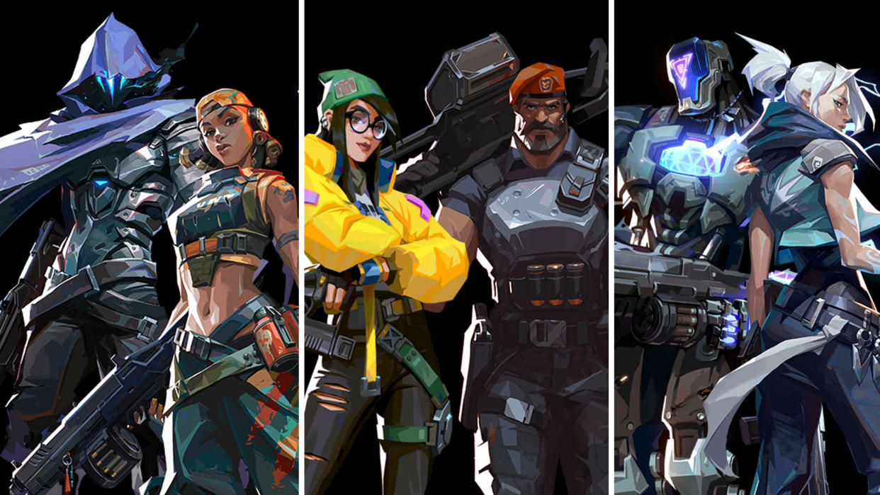 Omen, Raze, Killjoy, Brimstone, KAY-O, Jett (Images: Riot Games)