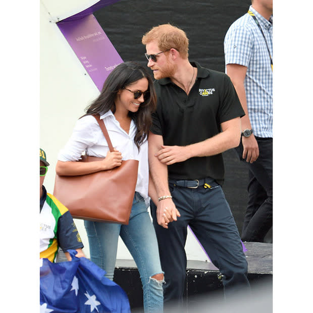 Prince Harry and Meghan Markle at the Invictus games