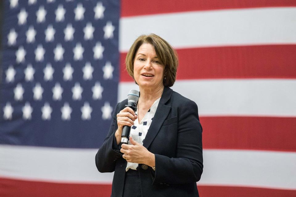 Presidential Candidate Sen.Amy Klobuchar Holds A Town Hall In New Hampshire