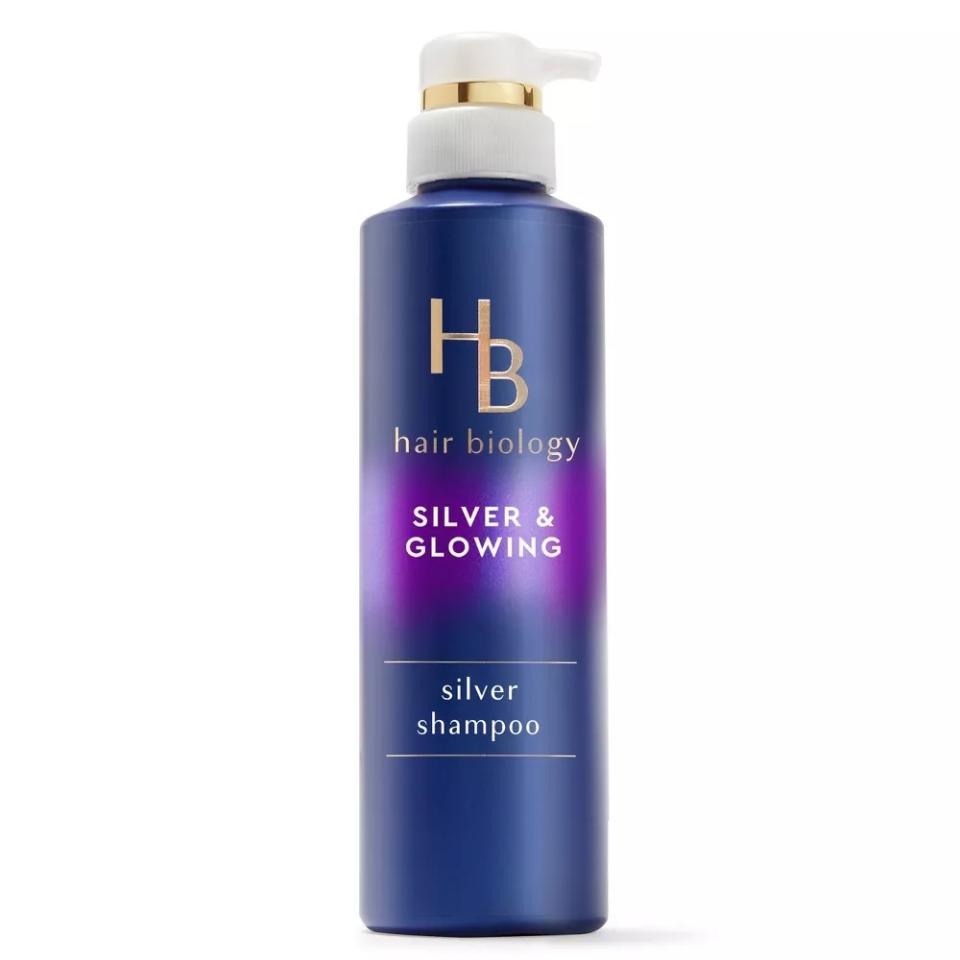 Hair Biology Purple Shampoo with Biotin for Gray Hair