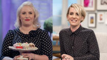 <p>Claire Richards struggled with her weight after leaving Steps, going from a size 10 to 15-stone. She shed five stone and released her 5 Step Fat Attack DVD in 2008, but sadly put weight back on by the time she appeared in Celebrity Big Brother in 2013. Recently, she has lost six stone. <i>Copyright [REX/Shutterstock]</i></p>