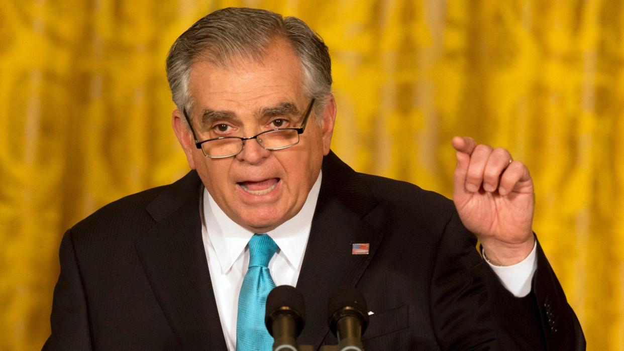 Mandatory Credit: Photo by Jacquelyn Martin/AP/Shutterstock (6836277b)Ray LaHood Transportation Secretary Ray LaHood speaks in the East Room of the White House in Washington, after President Barack Obama announced that he will nominate Charlotte, N.
