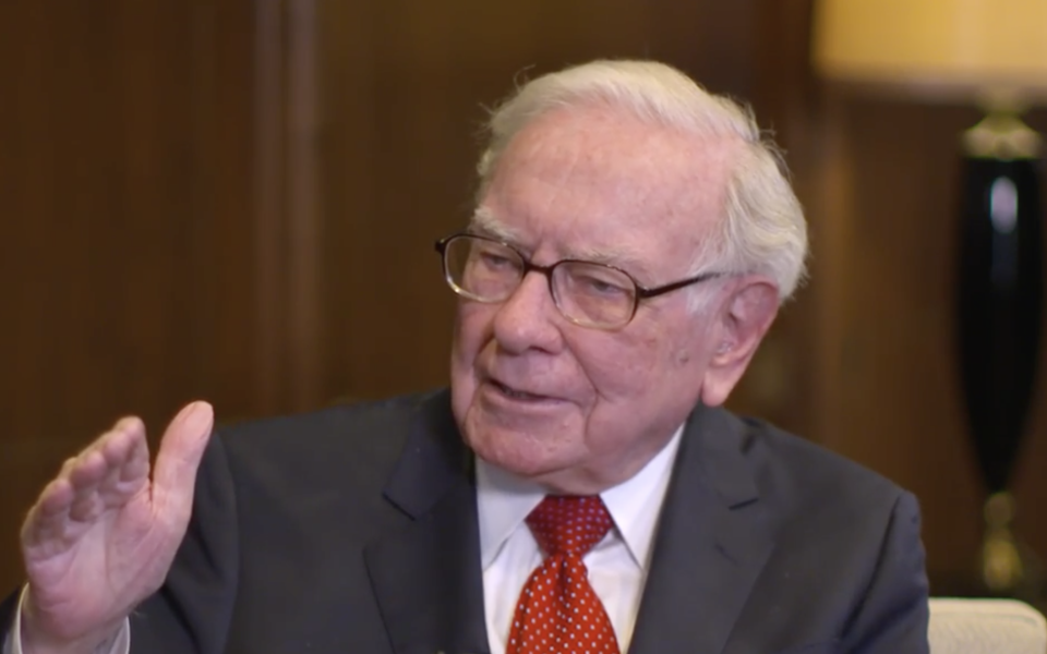 Warren Buffett, chairman and CEO of Berkshire Hathaway (Yahoo Finance)