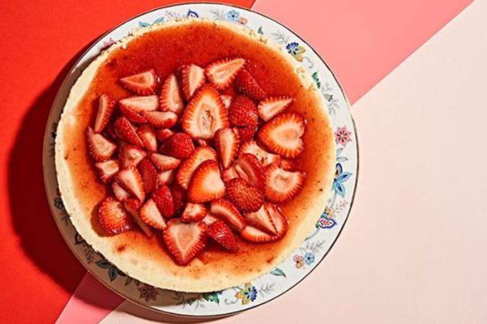 Summery Strawberry Cheesecake