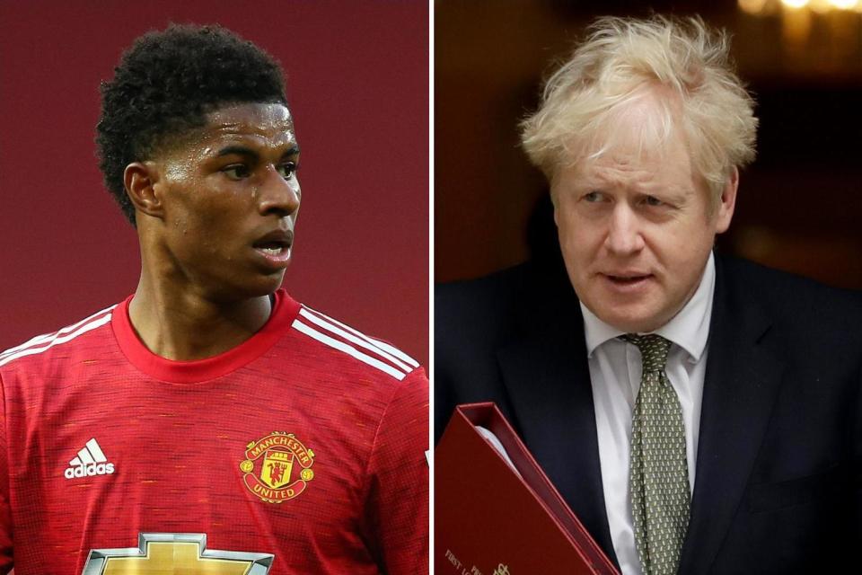 Marcus Rashford continues to take the Government to task as he campaigns for an end to child food poverty