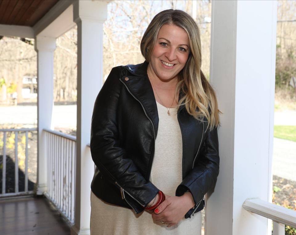 Beacon resident Marjorie Tarter, a mom of three, is the owner of The Bird & Bottle Inn in Garrison which features a fine dining restaurant and a more casual tavern. Photographed Wednesday, April 20, 2022.