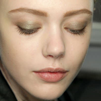 Michael Kors AW11/12 Backstage: Gold Rush Beauty Trend
