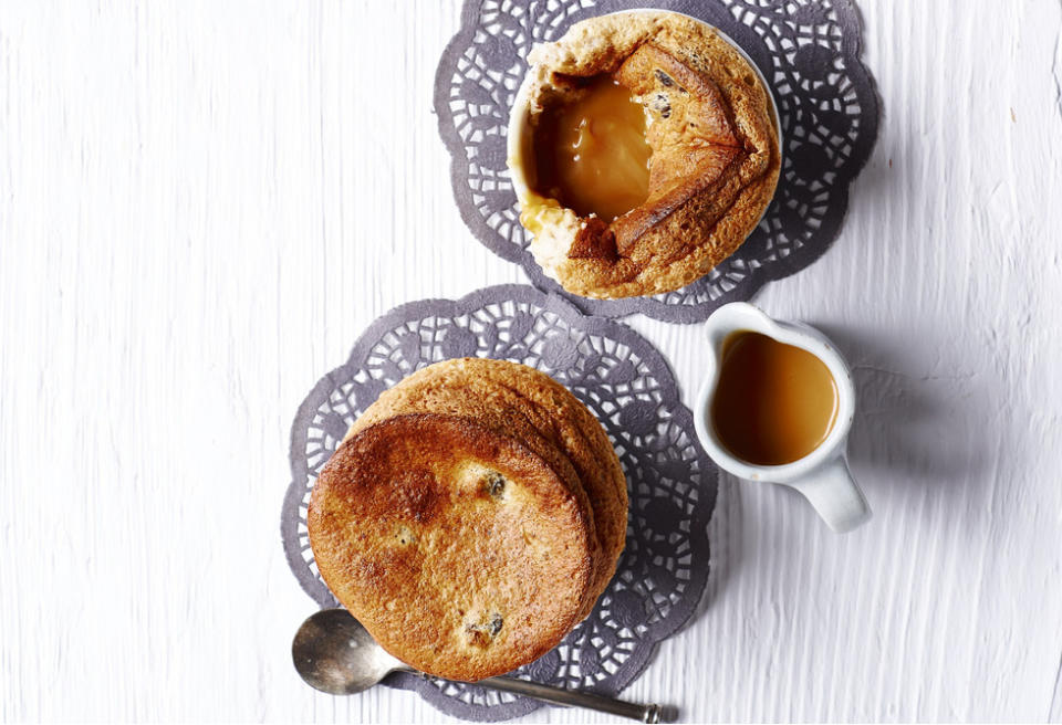 Christmas Cake Soufflés