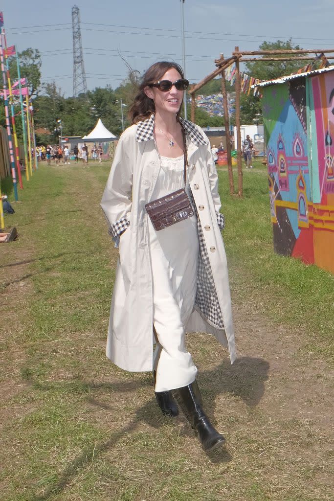 Alexa Chung at Glastonbury, 2019