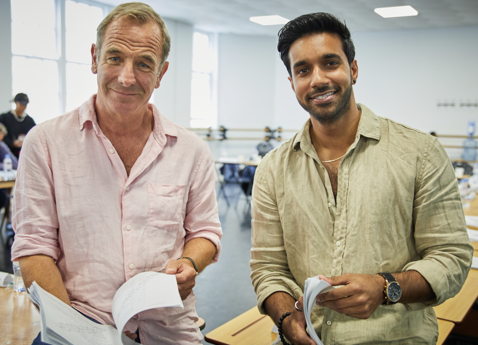 Robson Green and Rishi Nair