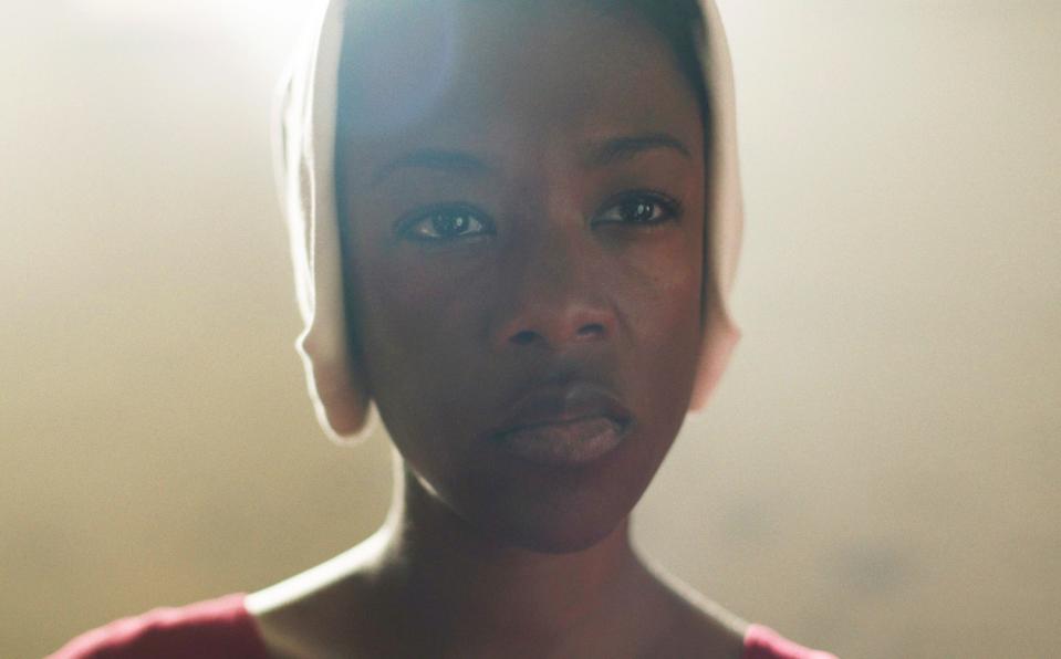 Samira Wiley plays Moira in "The Handmaid's Tale," a performance that has brought her a third Emmy nomination.