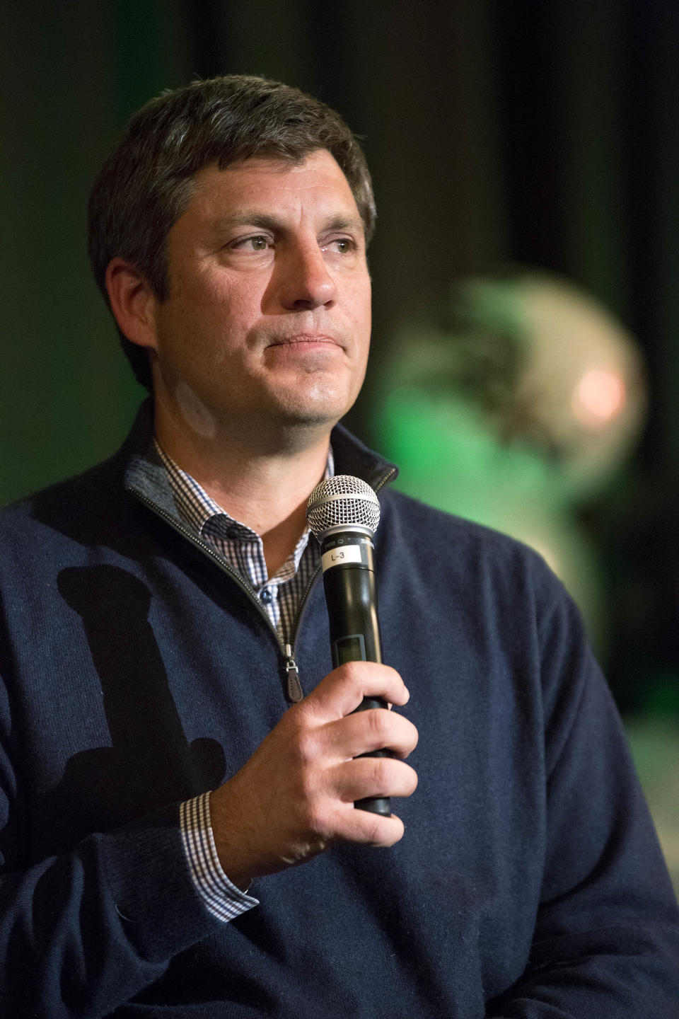 Chicago White Sox manager Robin Ventura speaks during the baseball team's SoxFest annual fan convention, Friday, Jan. 24, 2014, in Chicago. (AP Photo/Andrew A. Nelles)