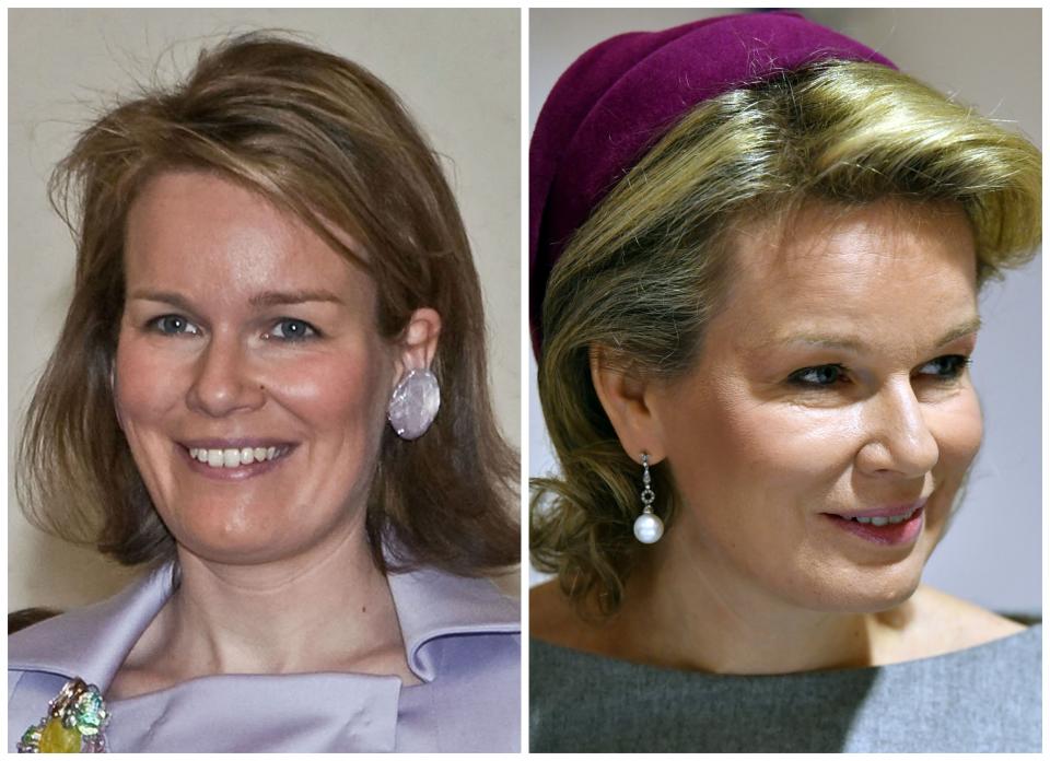 <p>Así era Matilde de Bélgica en 2009, cuando tenía 36 años, y así es en la actualidad. La esposa del rey Felipe conserva la dulzura en su rostro de aquella época. (Foto: Gtres / Geert Vanden Wijngaert / Reuters). </p>