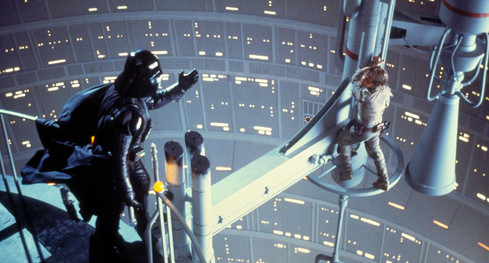 Darth Vader implores Luke to turn to the Dark Side of the Force. (Lucasfilm)