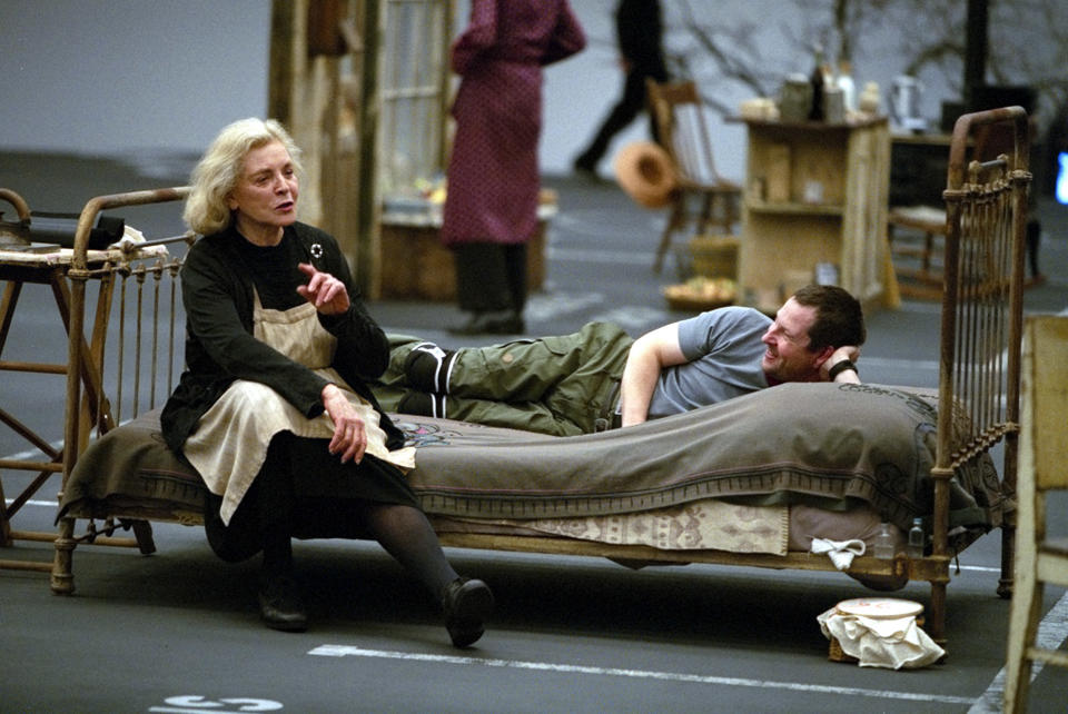 Lars von Trier with Lauren Bacall on “Dogville” - Credit: ©Lions Gate/Courtesy Everett Collection