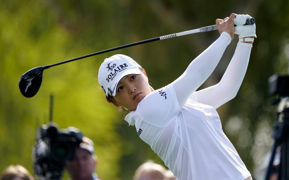 Ko Jin-young - Ko Jin-young leaves herself with mountain to climb after opening round at Chevron Championship - AP