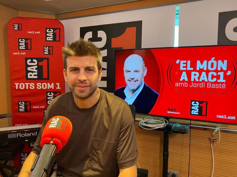 08/11/2023 El exfutbolista y empresario Gerard Piqué en una entrevista en 'El món a RAC1' de RAC1