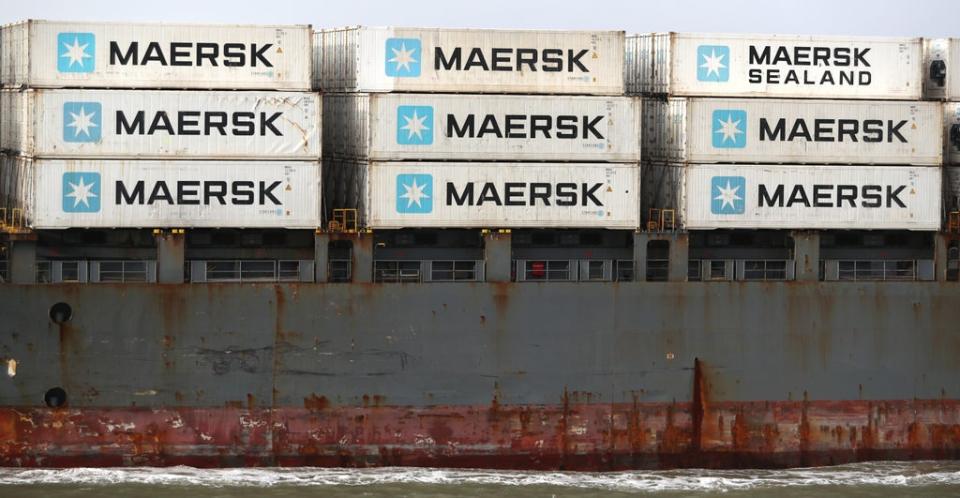 Maersk is diverting vessels away from UK ports because of a build-up of cargo (Andrew Matthews/PA) (PA Wire)