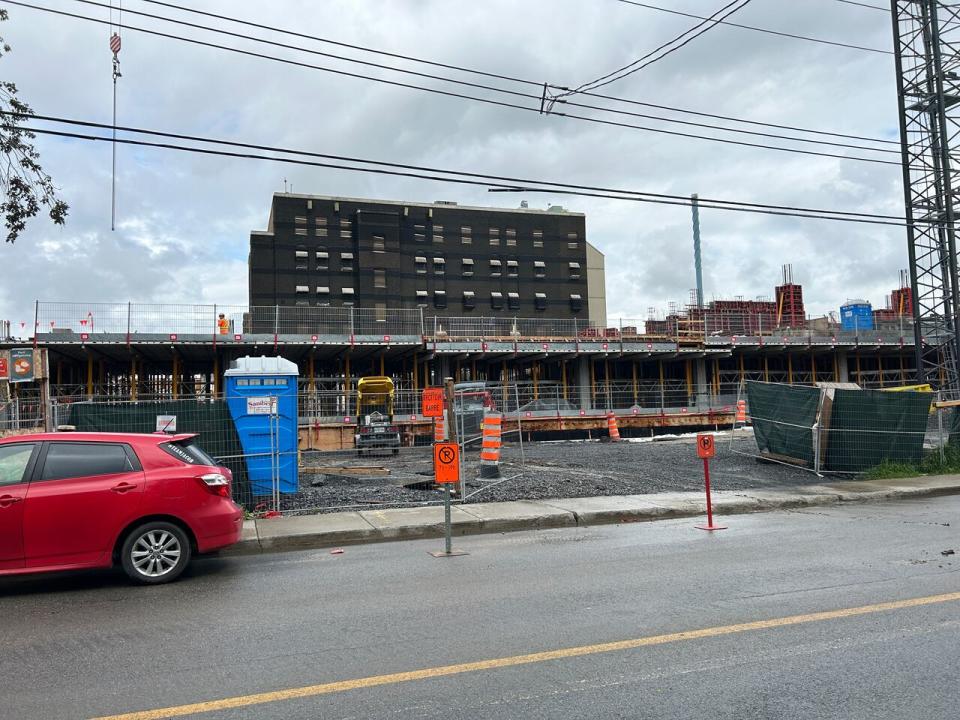 The addition to the Lachine Hospital is under construction, with the opening expected some time in 2026.