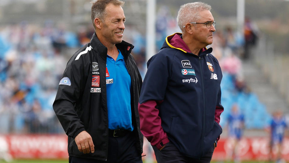 Alastair Clarkson and Chris Fagan.