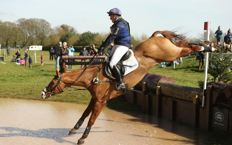 Zara Tindall rides Fernhill Facetime at the Land Rover Gatcombe Horse trials - Credit: Steve Parsons /PA