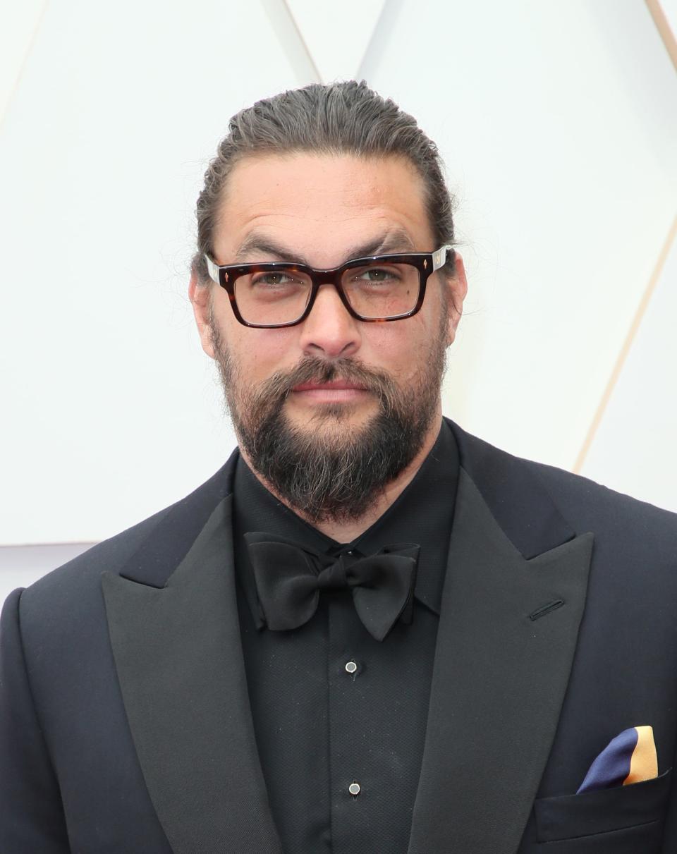 Jason Momoa attends the 94th Annual Academy Awards at Hollywood and Highland on March 27, 2022 in Hollywood, California.