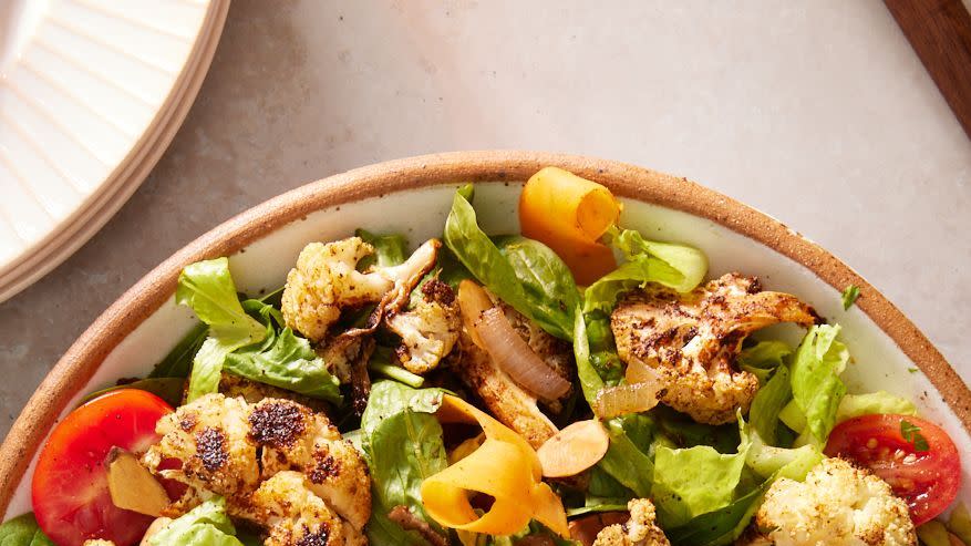 roasted cauliflower salad