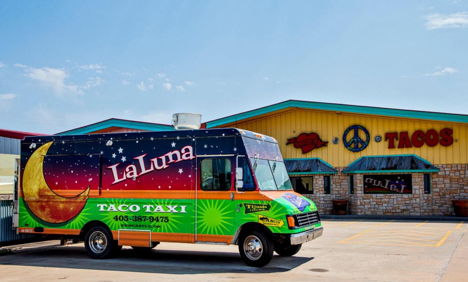 La Luna's food truck, or "Taco Taxi," sits in front of the main building on May 18. Two weeks beforehand, the restaurant celebrated its 10th anniversary during an extended Cinco de Mayo weekend.