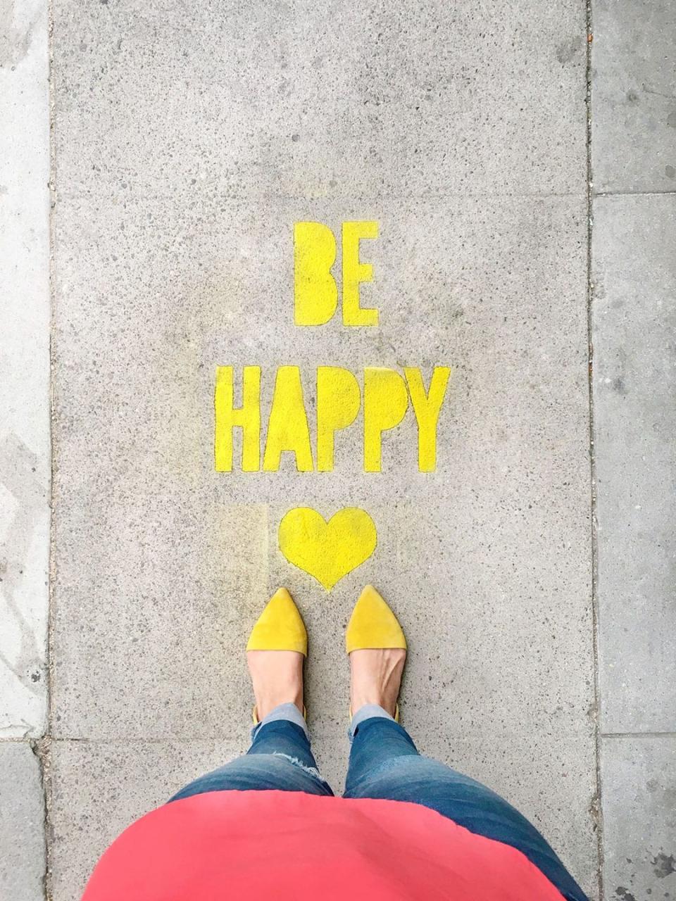 <p>Buy or make stencils bearing cheerful or inspiring messages to serve as fun — even moving — affirmations for all who pass by. Think “Be You” or “Be Happy” — or whatever feels right.</p><p><em><a href="https://lovelyindeed.com/diy-stencil-spray-chalk-sidewalk-messages" rel="nofollow noopener" target="_blank" data-ylk="slk:Get the tutorial from Lovely Indeed »;elm:context_link;itc:0;sec:content-canvas" class="link ">Get the tutorial from Lovely Indeed »</a></em></p>