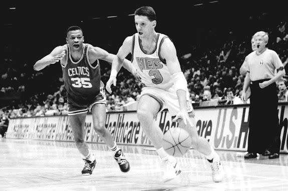 Drazen Petrovic (June 7, 1993): Petrovic paved the way for international ballers in the NBA, starring in Europe before coming to the NBA in 1989, where he played four seasons with the Portland Trail Blazers and New Jersey Nets. But Petrovic never got to see the fruits of his pioneering ways; after his best season in the NBA, in which he averaged 22.3 points per game for the 1992-93 Nets, Petrovic died in an automobile accident on the Autobahn in Germany. The Nets retired his No. 3 jersey on Nov. 11, 1993.