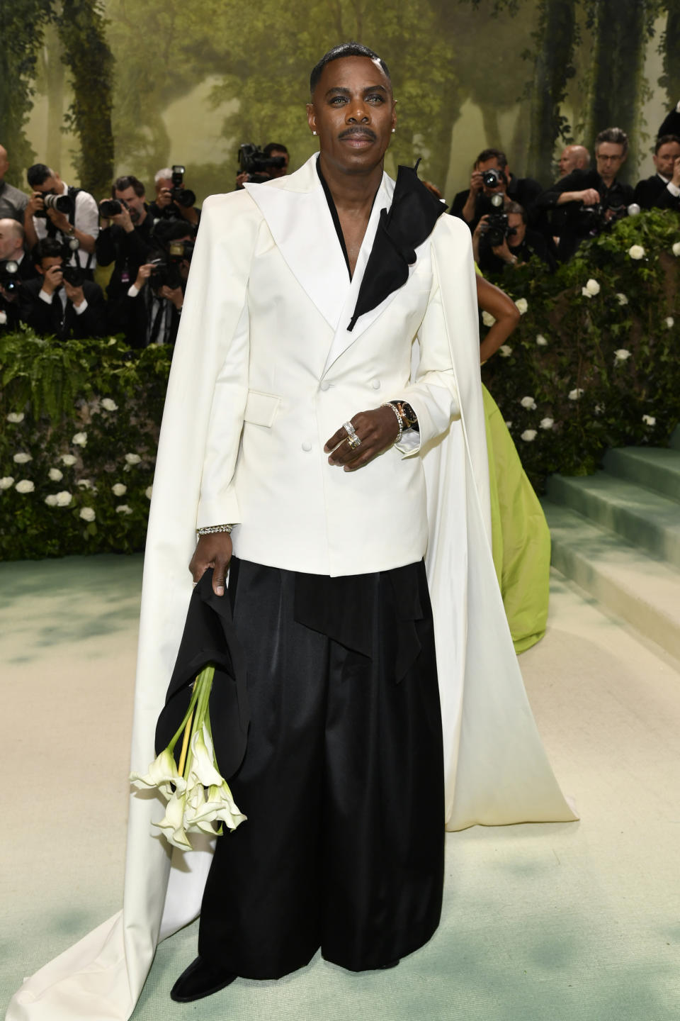 Colman Domingo attends The Metropolitan Museum of Art's Costume Institute benefit gala celebrating the opening of the "Sleeping Beauties: Reawakening Fashion" exhibition on Monday, May 6, 2024, in New York. (Photo by Evan Agostini/Invision/AP)