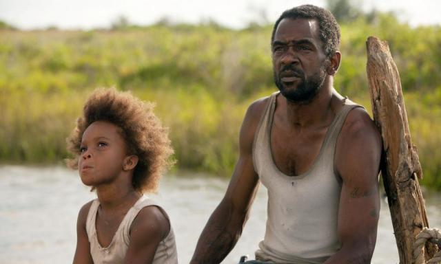 Quvenzhané Wallis and Dwight Henry in Beasts of the Southern Wild.