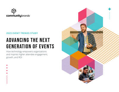 Community Brands – the leading provider of software and payment solutions for associations, nonprofits, and K-12 schools – launched this Event Trends study to help guide strategies and offer actionable take-aways based on survey results from 500+ events industry professionals.
