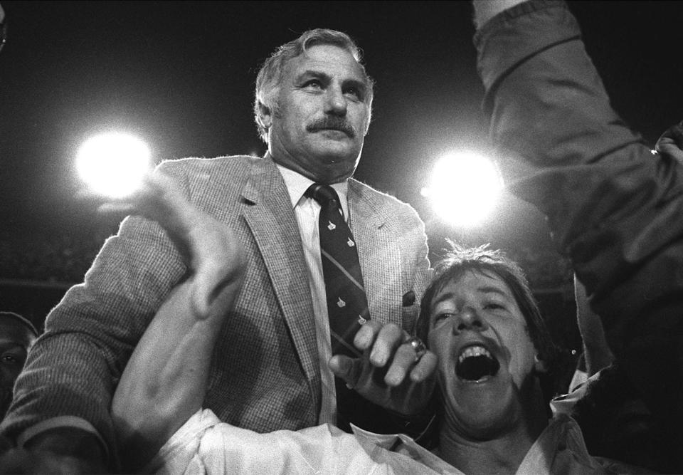 The 1984 Orange Bowl between the Miami Hurricanes, coached by Howard Schnellenberger (pictured), and the Nebraska Cornhuskers is one of the best games in Orange Bowl history.