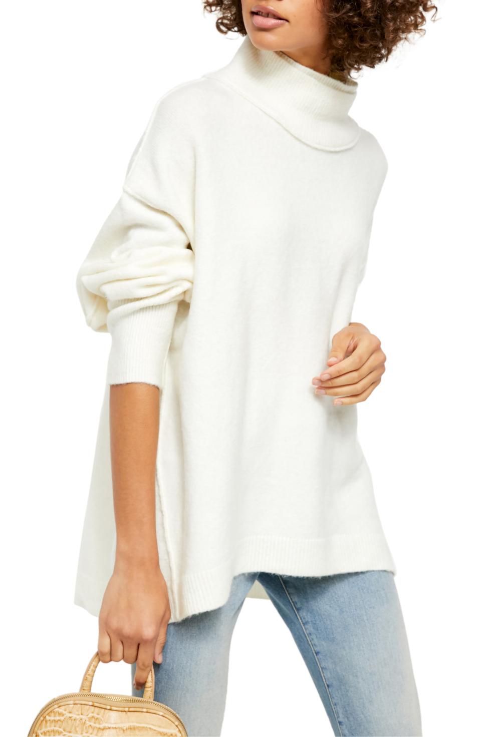 Free People Afterglow Mock Neck Top. Image via Nordstrom.