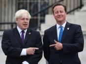 Boris Johnson and David Cameron together in 2012Getty Images