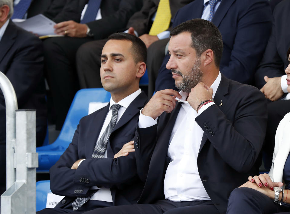 Luigi Di Maio e Matteo Salvini (Photo by Massimo Di Vita/Archivio Massimo Di Vita/Mondadori via Getty Images)