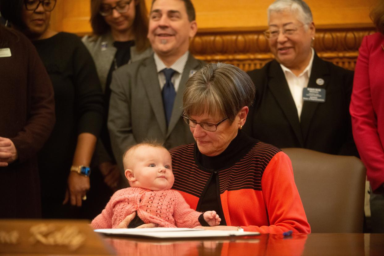 KDHE said their decision to grant a waiver for a childcare facility at a Topeka hospital was not impacted by outreach from Gov. Laura Kelly's office.