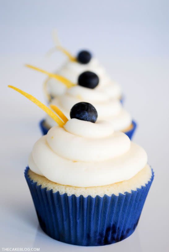 lemon blueberry cupcakes