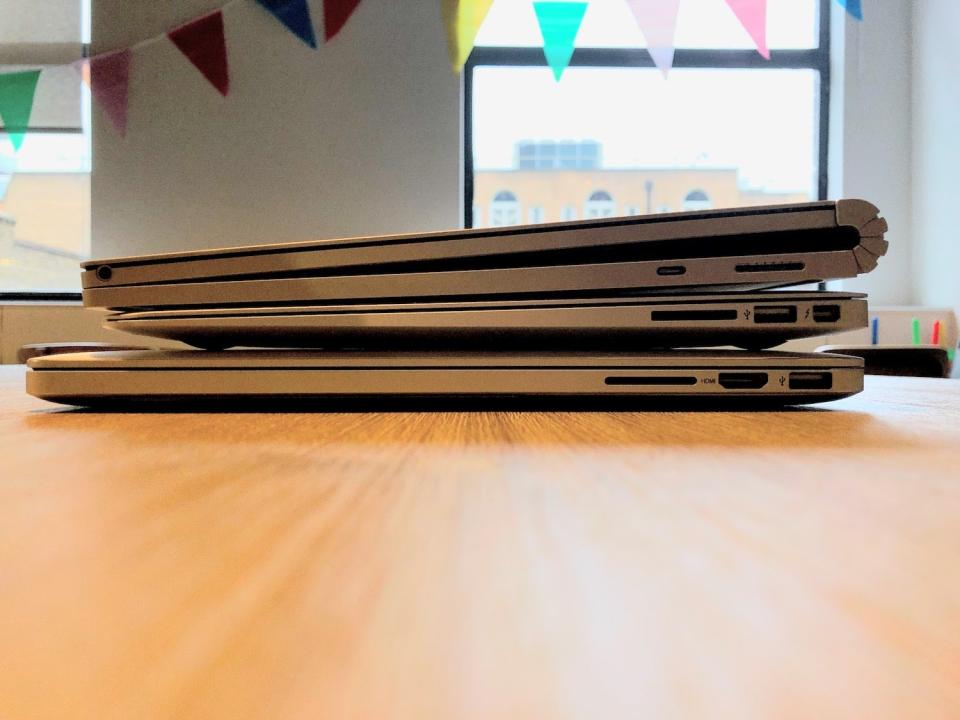 Surface Book 2, MacBook Air, MacBook Pro