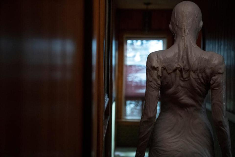 Lize Johnston as Lotion Woman in "The Outside” episode of Guillermo del Toro's "Cabinet Of Curiosities" (Ken Woroner/Netflix)