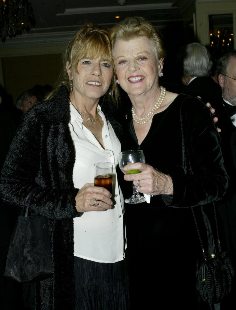 Angela Lansbury revealed she uprooted her family to Ireland after her daughter Deirdre (pictured left) fell in with a crowd led by Charles Manson (Frederick M Brown/Getty Images)